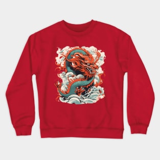 Year of the Dragon 2024 Zodiac Lunar Crewneck Sweatshirt